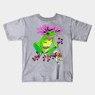 FROG-CROAKER Kids T-Shirt